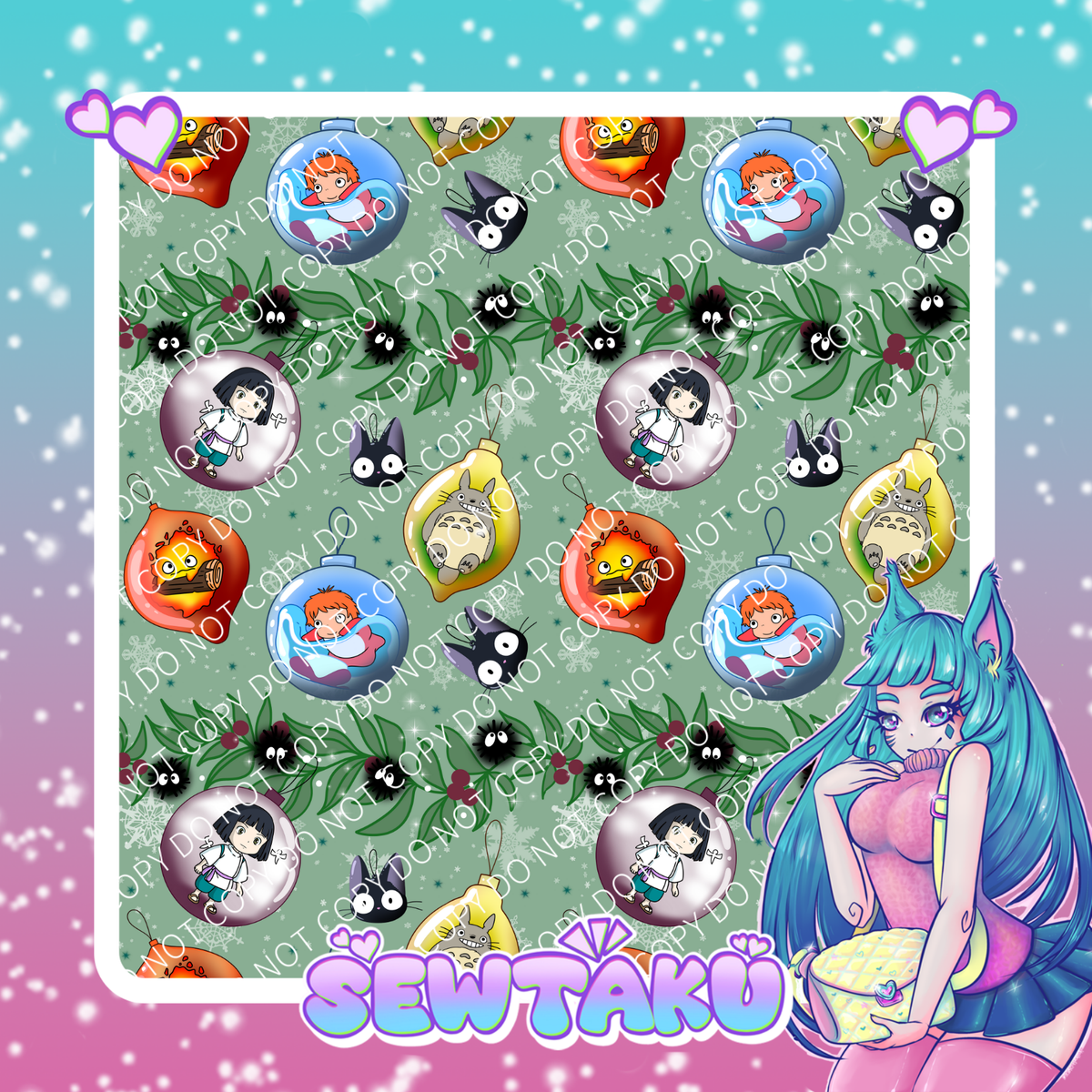 GHIB Xmas Baubles Ghibli Pre-Order