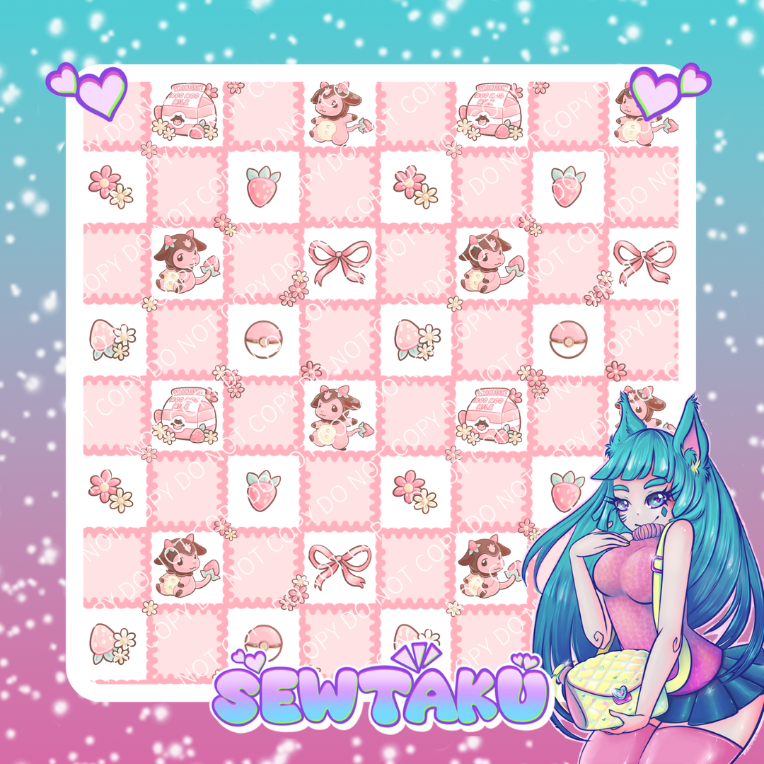 POKE Berry Milk Patchwork Pre-Order