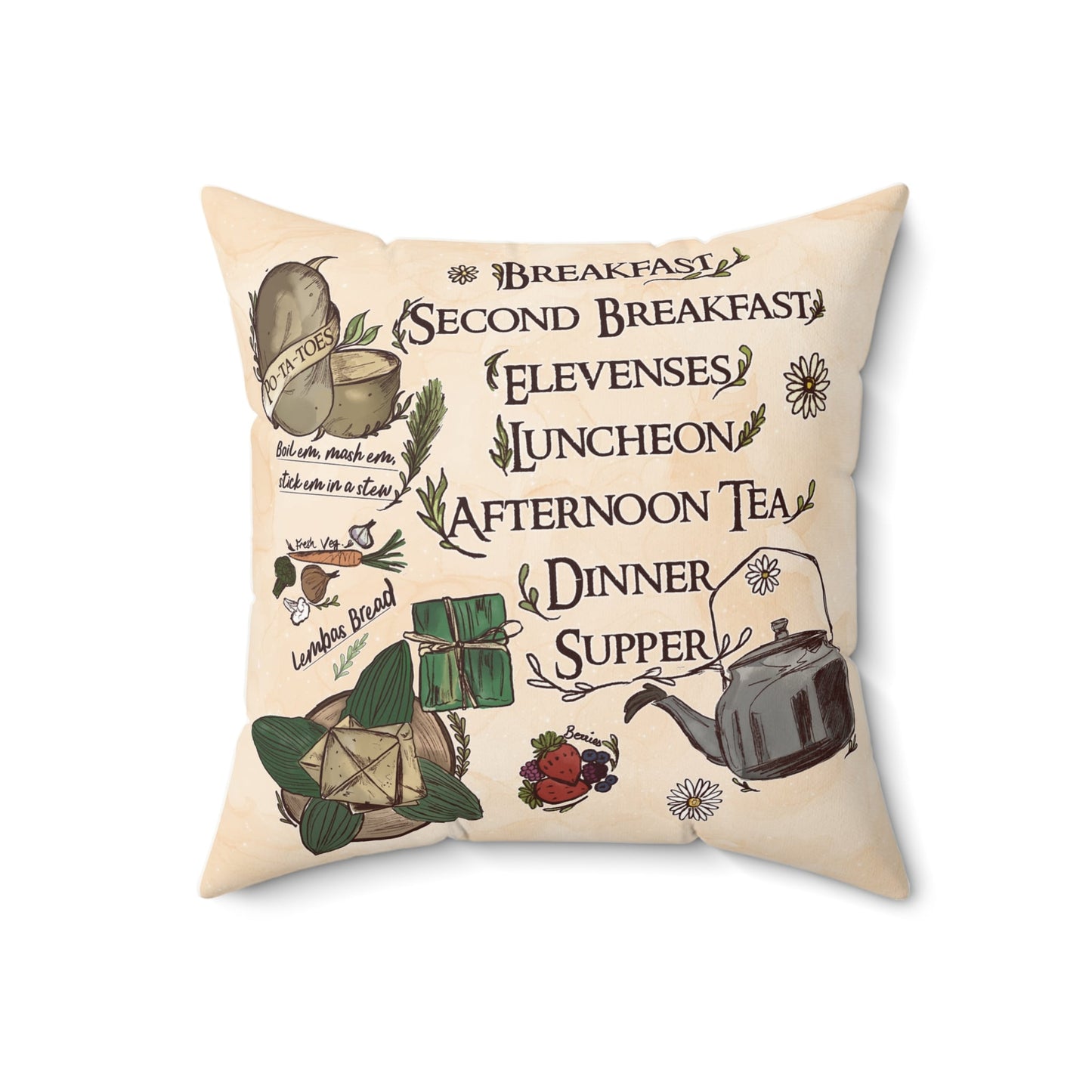 Second Breakfast Cushion Cover