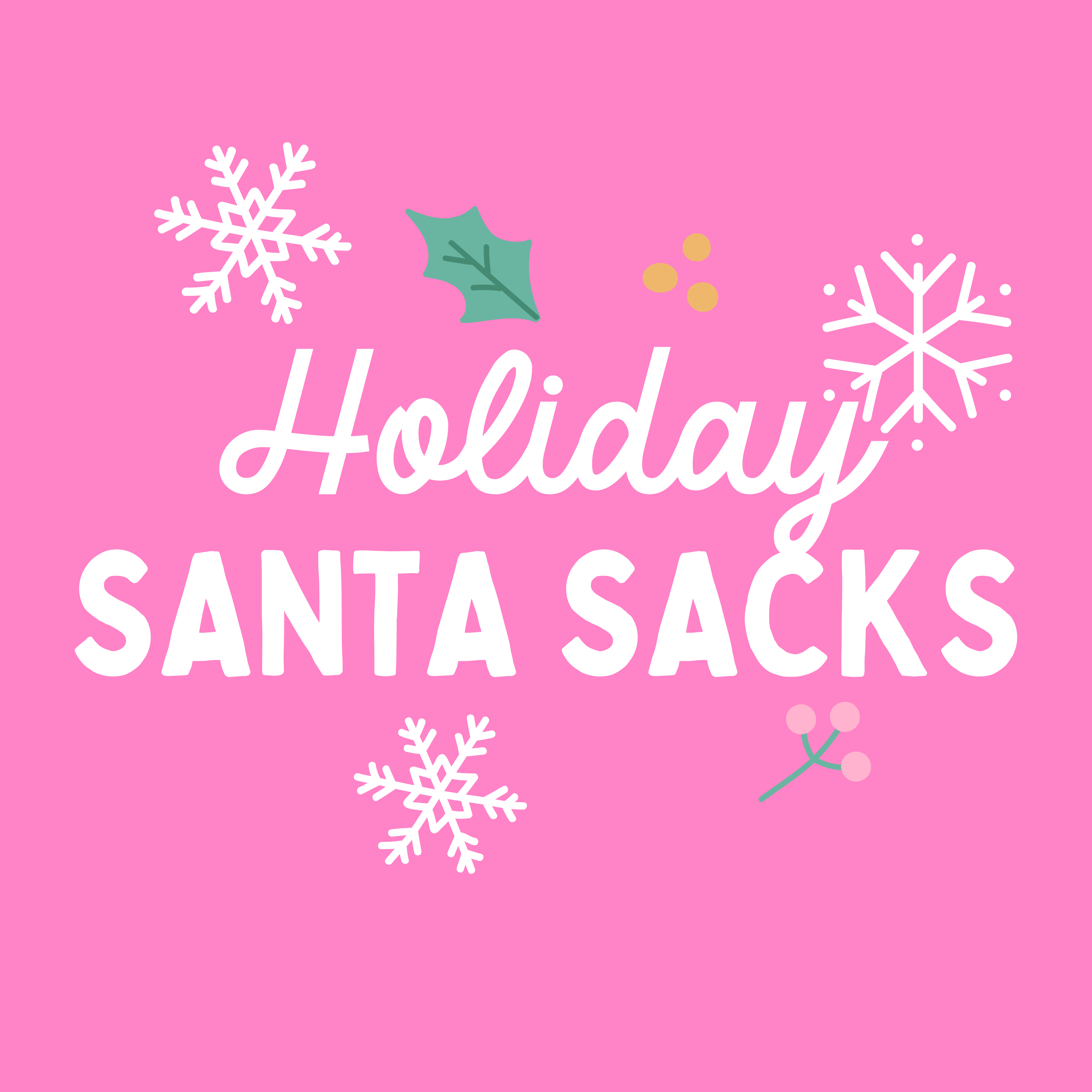 SewChristmas Holiday Santa Sacks