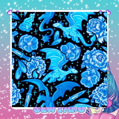Blue Ice Dragon Floral Pre-Order