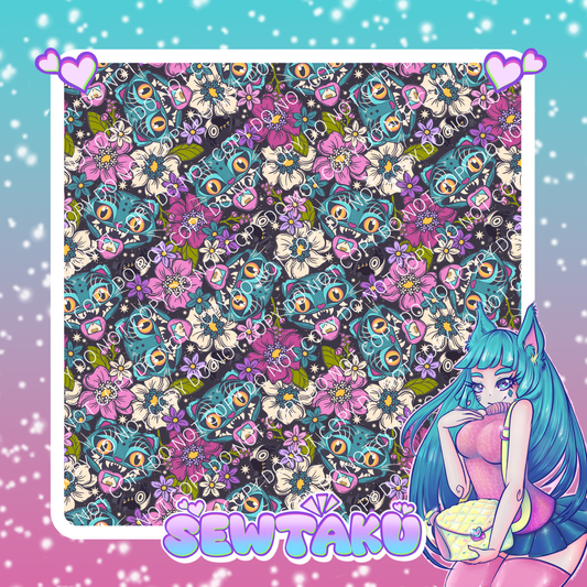KPOP Derpy Florals Dark Pre-Order