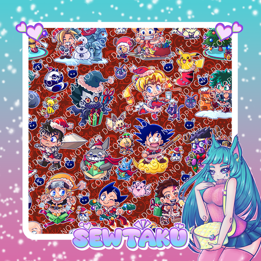 Anime Xmas Main Characters Scattered Pre-Order