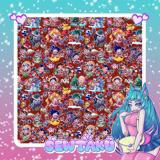 Anime Xmas Main Characters Scattered Pre-Order