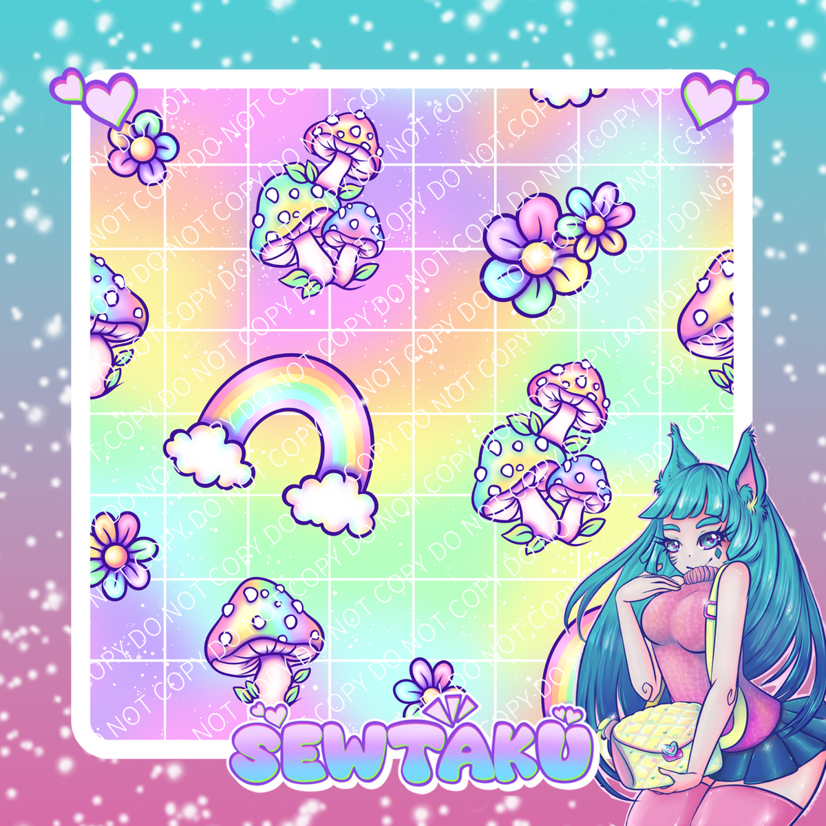 POKE Retro Pastel Rainbow CoordPre-Order
