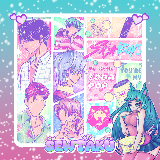 KPOP Saja Panels Pastel Pre-Order