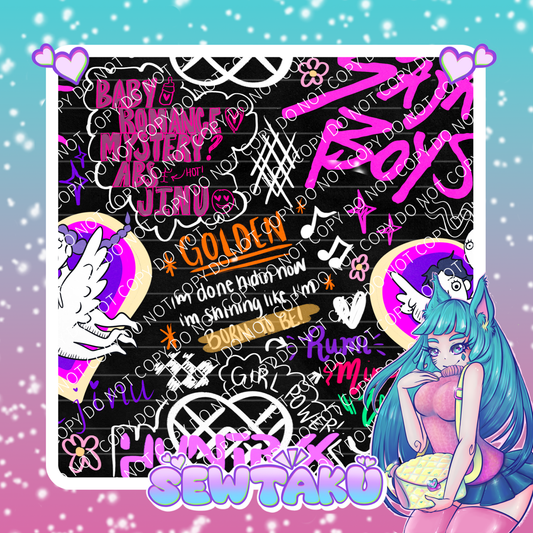KPOP Dark School Scribbles Pre-Order