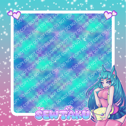 DS Slayer Main Blue Check Coord Pre-Order