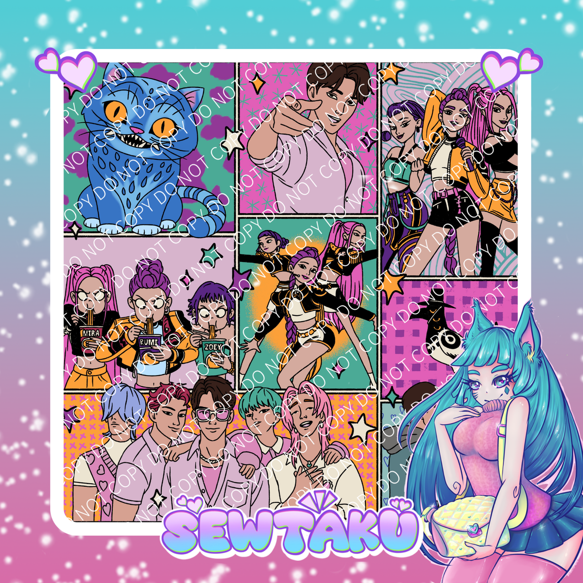 KPOP Comic Panels Pre-Order