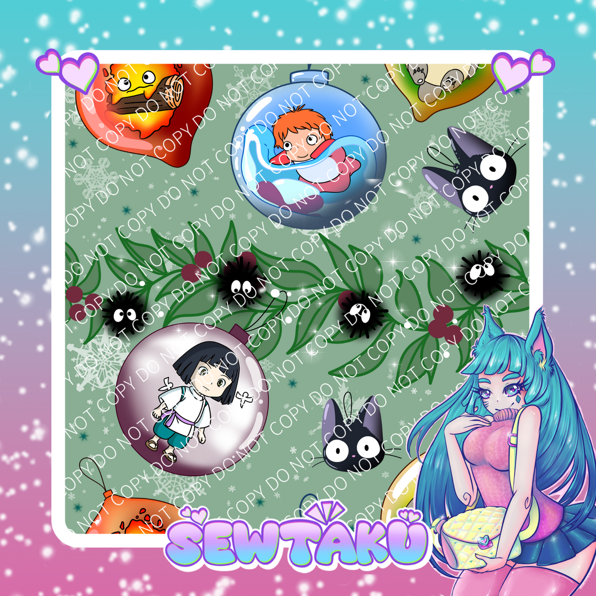GHIB Xmas Baubles Ghibli Pre-Order