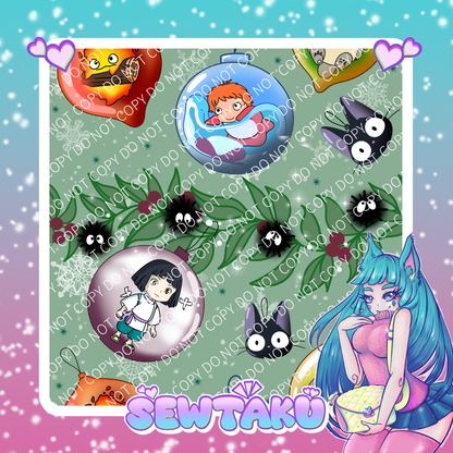 GHIB Xmas Baubles Ghibli Pre-Order