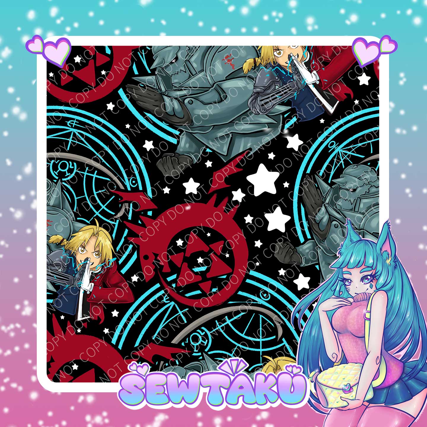 FMA Elric Brothers Blanket Small